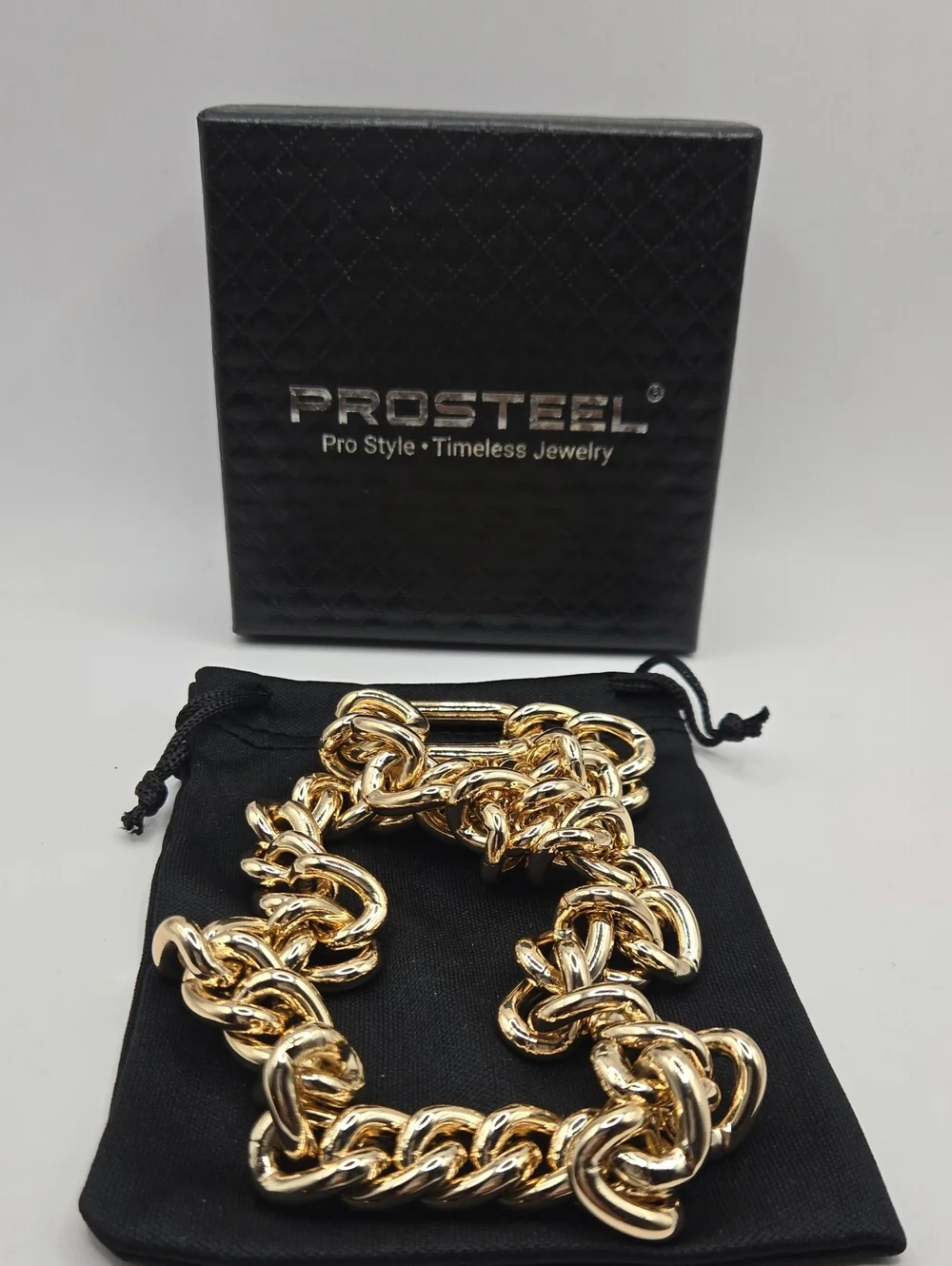 NEW Stainless Chain Link Necklace - Gold